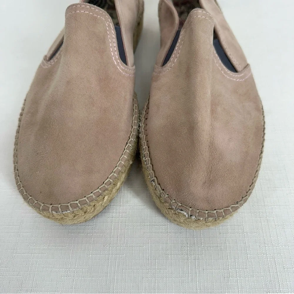 Odd Molly Size 37 Beige Suede Slip On Espadrilles